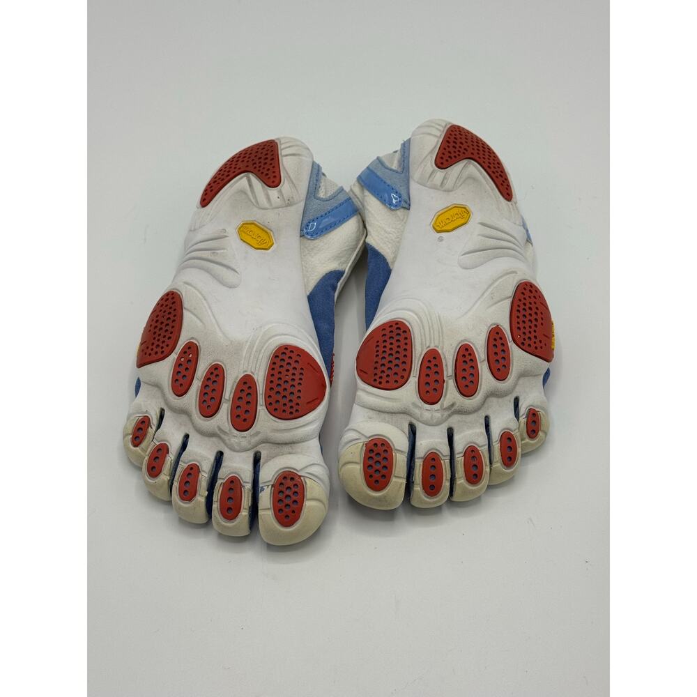 Vibram FiveFingers Barefoot Shoes Women 7-7.5 37 Toe Red White & Blue RARE - Picture 7 of 11
